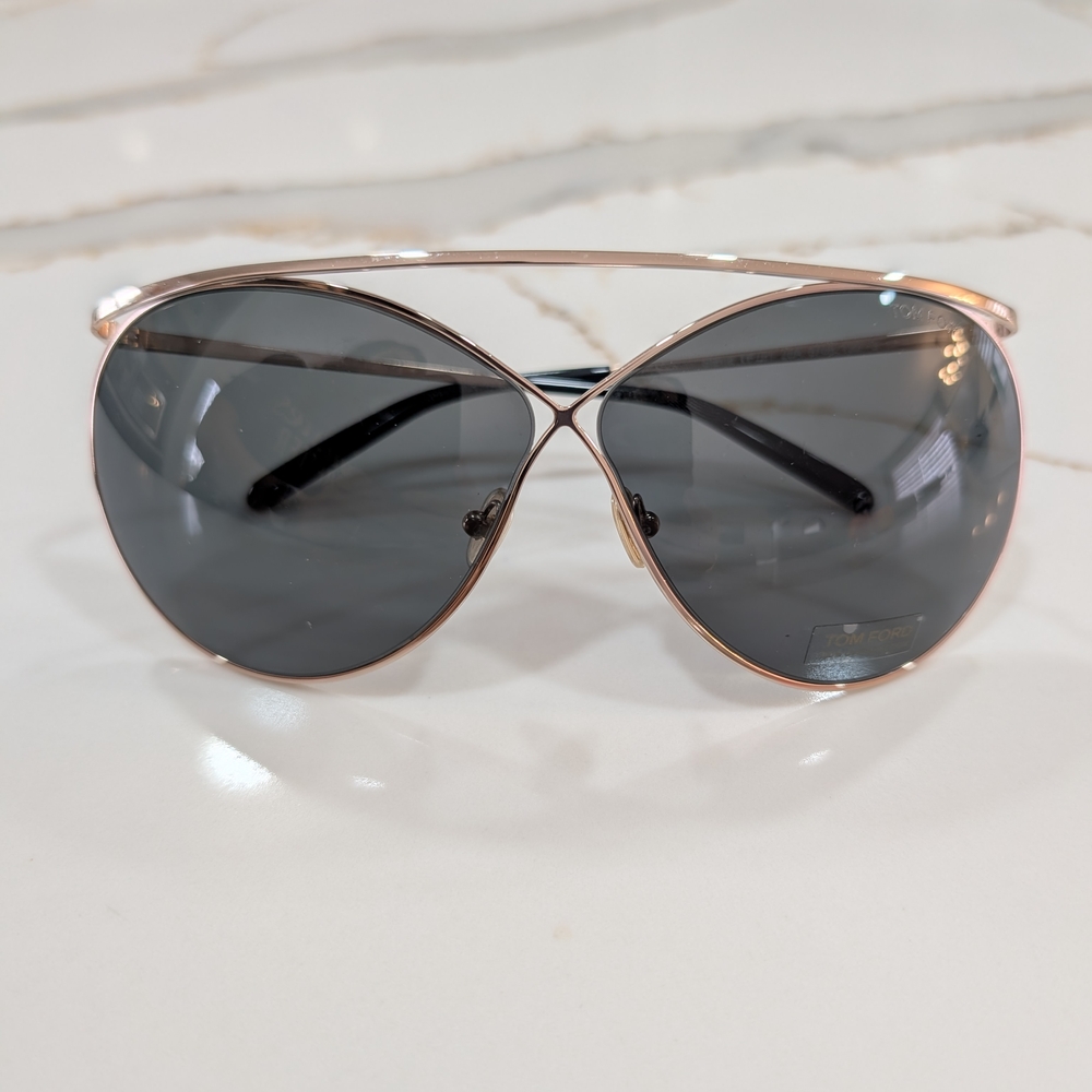Tom Ford Stevie TF761 28A Sunglasses with Silver Frame